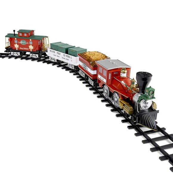 HAMMACHER SCHLEMMER LIONEL CLASSIC NORTH POLE CENTRAL LINES CHRISTMAS TRAIN SET - Picture 4 of 16